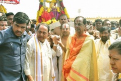 KCR-inaugurates-revamped-Yadadri-temple-Photos-14