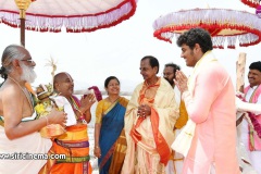 KCR-inaugurates-revamped-Yadadri-temple-Photos-24