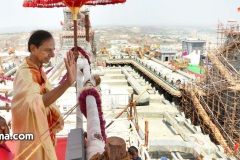 KCR-inaugurates-revamped-Yadadri-temple-Photos-25