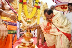 KCR-inaugurates-revamped-Yadadri-temple-Photos-31