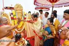 KCR-inaugurates-revamped-Yadadri-temple-Photos-33