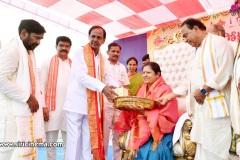 KCR-inaugurates-revamped-Yadadri-temple-Photos-49