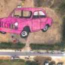Amazing Car rangoli is attracting @Sirisilla