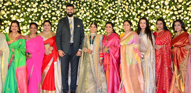 Jayasudha Kapoor son Nihar Kapoor wedding reception