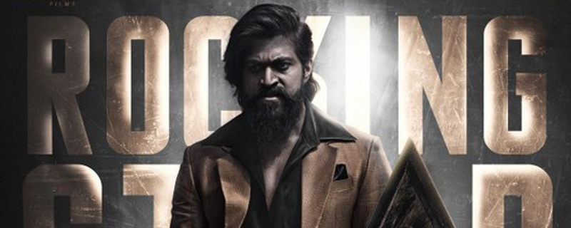 KGF chapter 2 - Yash birthday wishes poster and still