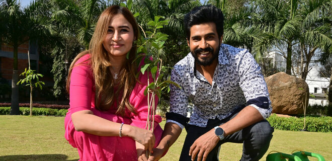 Gutta Jwala & Vishnu Vishal participates in Green India Challenge Photos