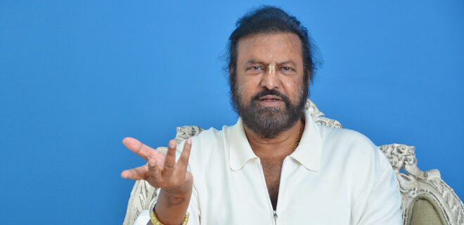 Son of India Movie Dr Mohan Babu Interview Photos