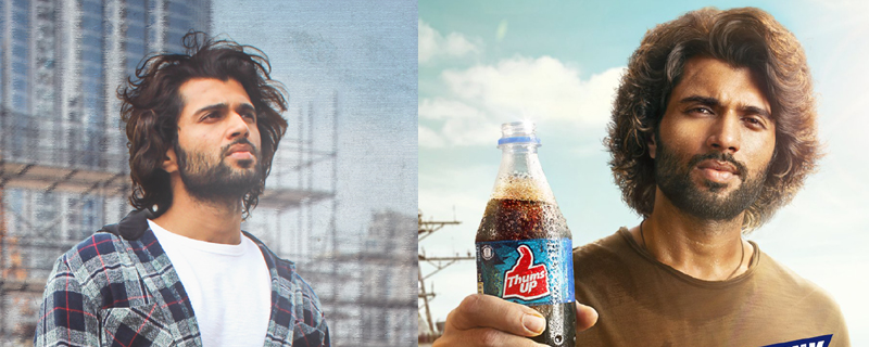 Vijay Deverakonda is the new brand ambassodar of Thums Up Photos