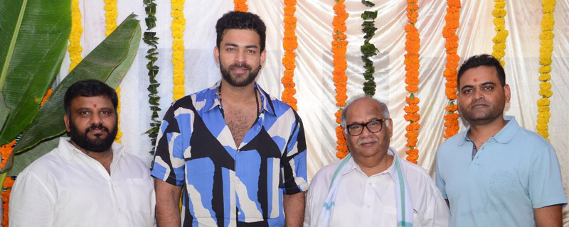 Mega Prince Varun Tej launches new movie with Praveen Sattaru as the hero