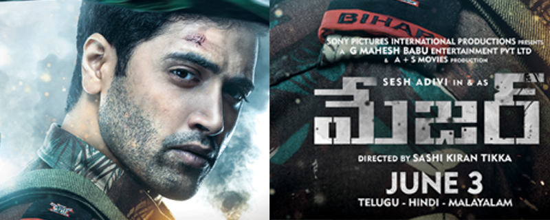 Adivi Sesh’s Pan India Film Major Releasing Worldwide On June 3rd