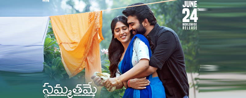 Kiran Abbavaram’s “Sammathame” Releasing Worldwide On June 24th