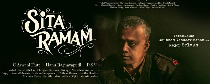 Introducing Gautham Vasudev Menon As Major Selvan In Sita Ramam