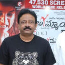 Ram Gopal Varma at the press meet of Ammayi