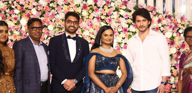 Director Gunasekhar’s Daughter Neelima Guna & Ravi Prakhya Wedding Reception Photos