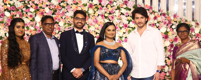 Director Gunasekhar’s Daughter Neelima Guna & Ravi Prakhya Wedding Reception Photos