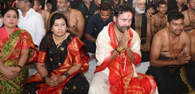 Spirituality and service will be inculcated with Ayyappa initiation Minister Kishan Reddy