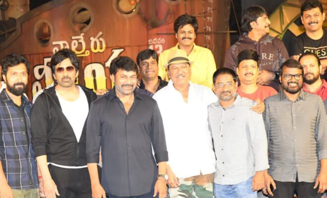 Valteruveerayya Team New Pics